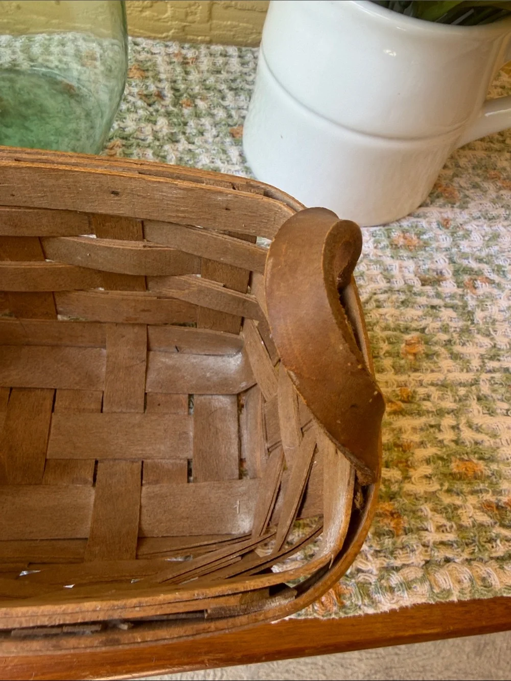 Longaberger handwoven basket